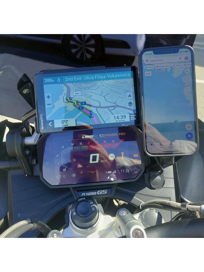 Supporto per telefono per moto BMW GS | Comodo & Sicuro
